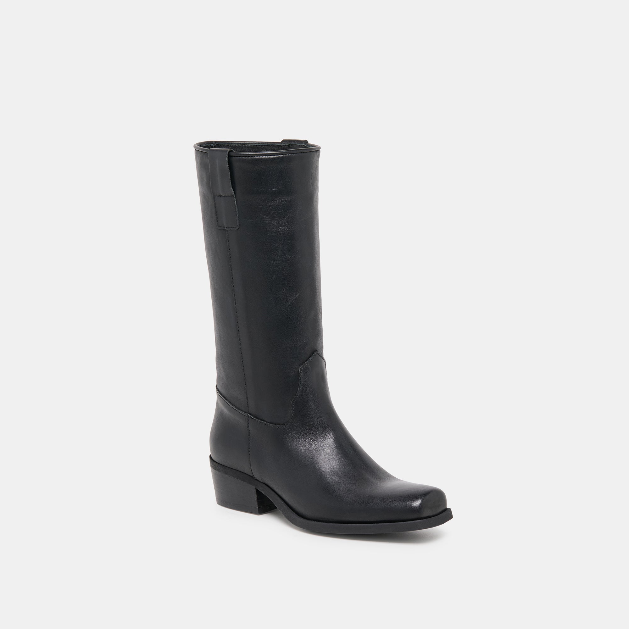 ROMIE BOOTS BLACK LEATHER - view 2