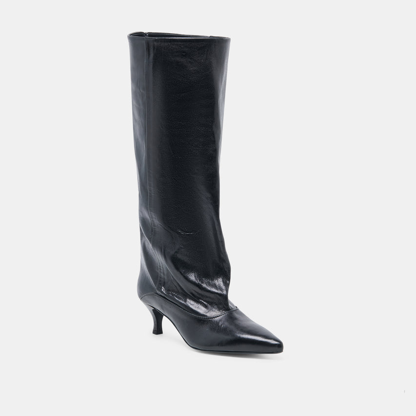 ROXLA BOOTS BLACK LEATHER