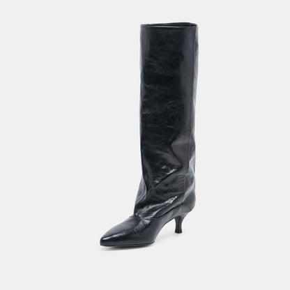 ROXLA BOOTS BLACK LEATHER