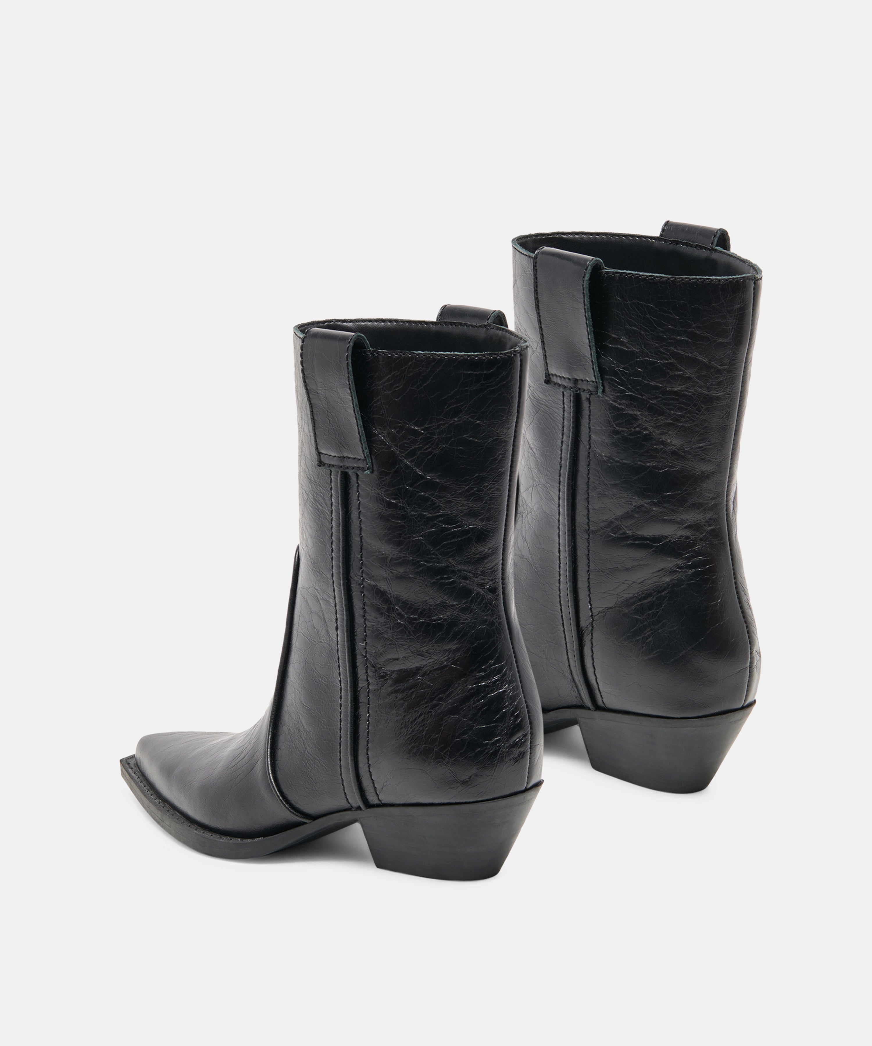 RYEN BOOTIES BLACK LEATHER - view 4