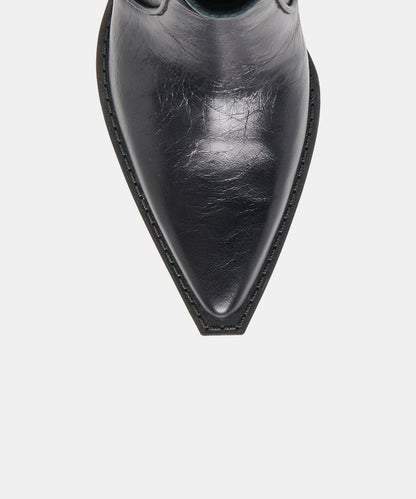 RYEN BOOTIES BLACK LEATHER