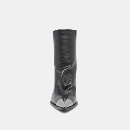 TALLEN BOOTIES BLACK LEATHER