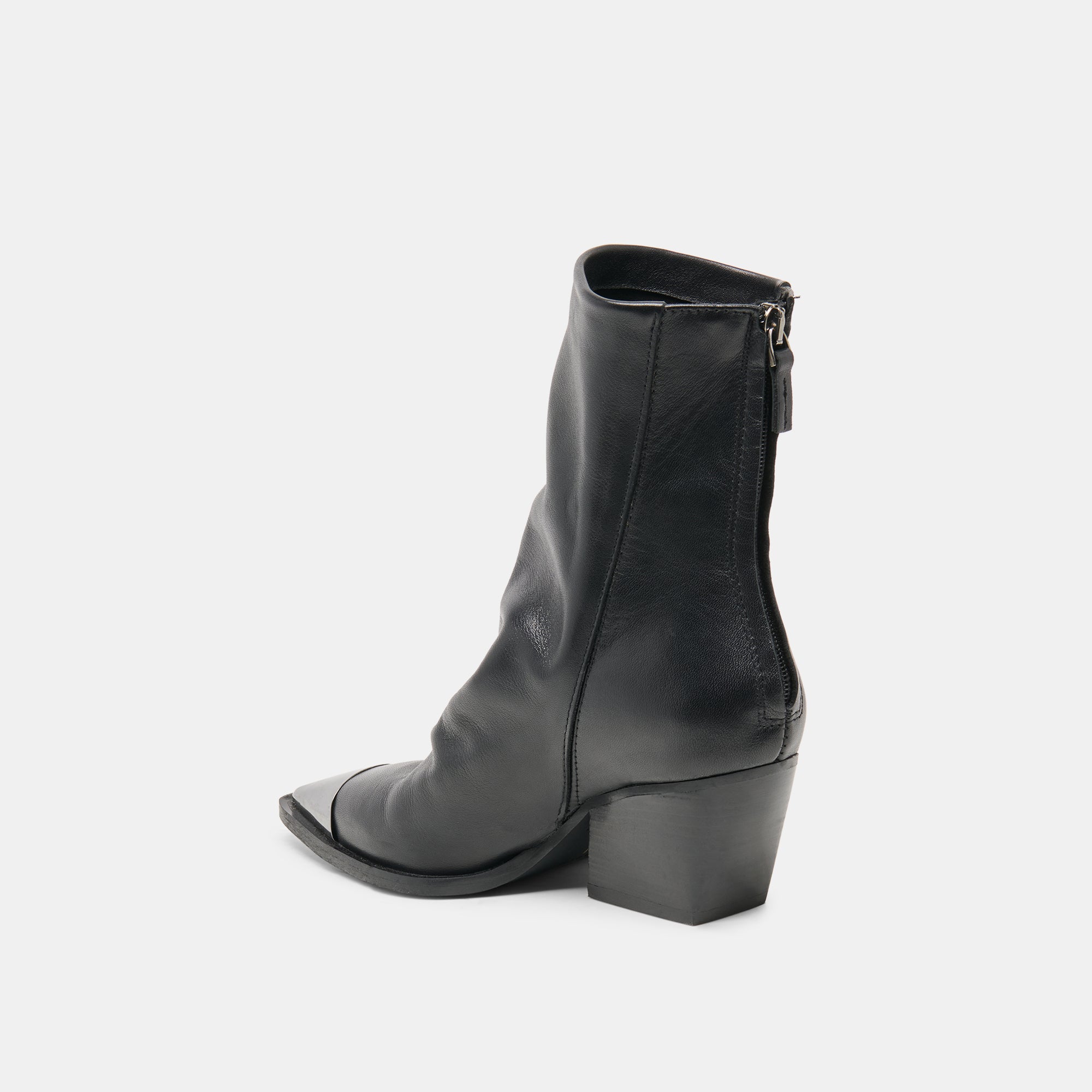 TALLEN BOOTIES BLACK LEATHER - view 5