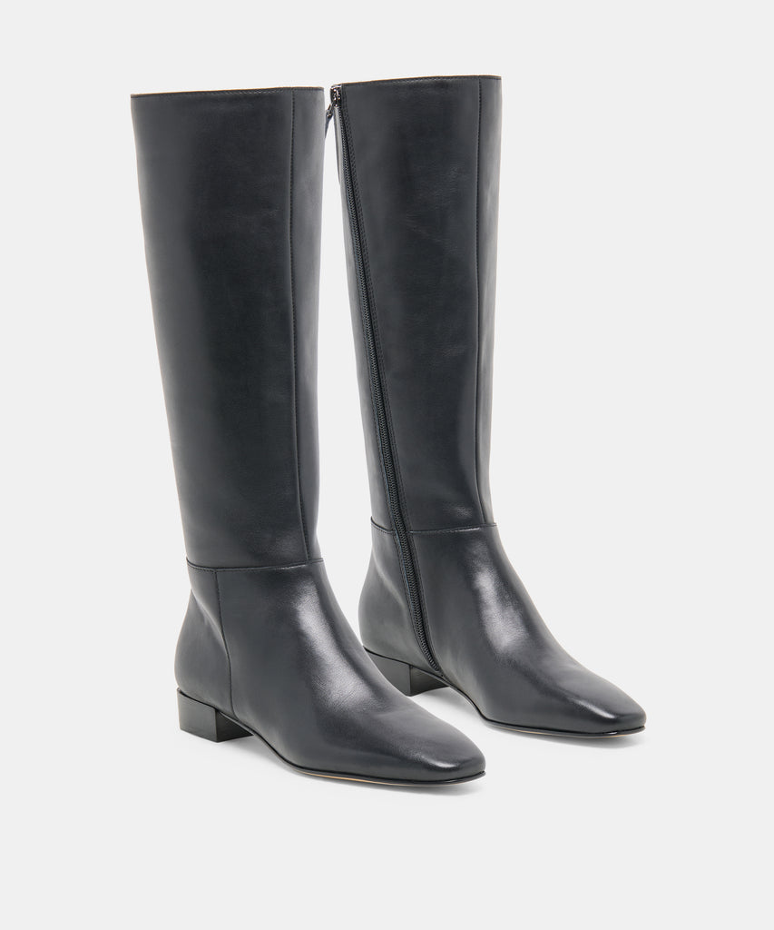TYWIN NARROW CALF BOOTS BLACK LEATHER