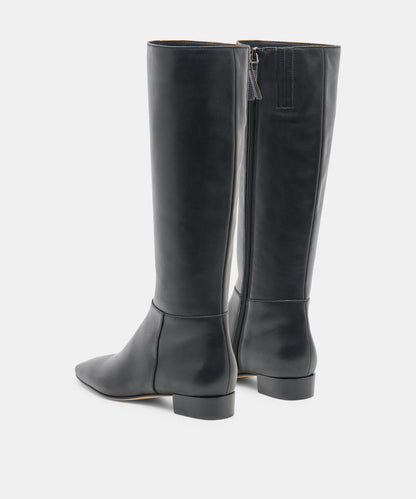 TYWIN NARROW CALF BOOTS BLACK LEATHER