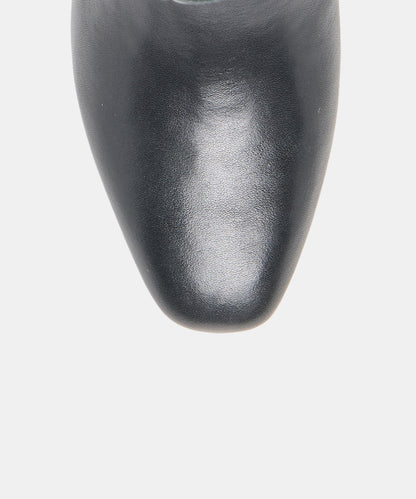 TYWIN EXTRA WIDE CALF BOOTS BLACK LEATHER