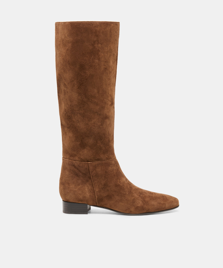 TYWIN Cocoa Suede Knee-High Boots | Dolce Vita