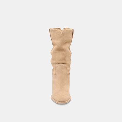 VERGIL BOOTS CAMEL SUEDE