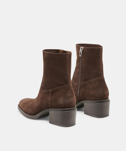 ZELO H2O BOOTIES DK BROWN SUEDE