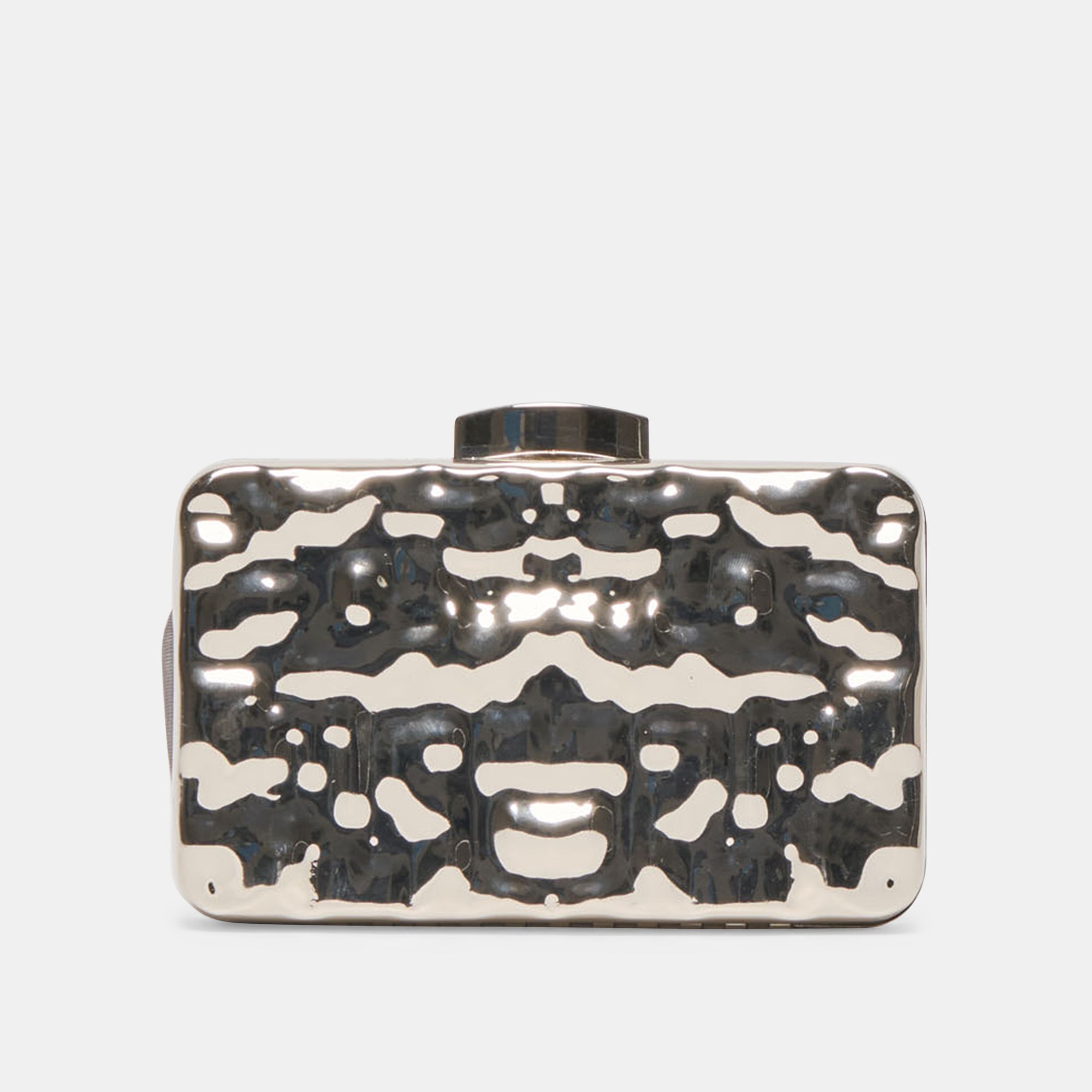 DELIA CLUTCH SILVER METAL - view 4