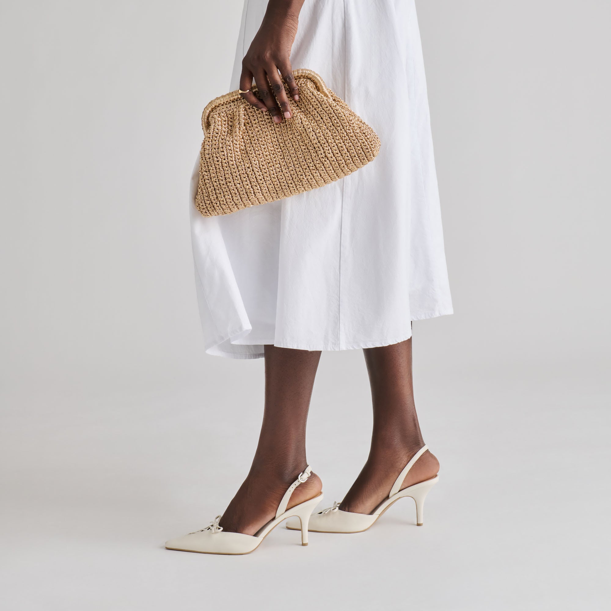 IONE CLUTCH GOLD CROCHET - view 6