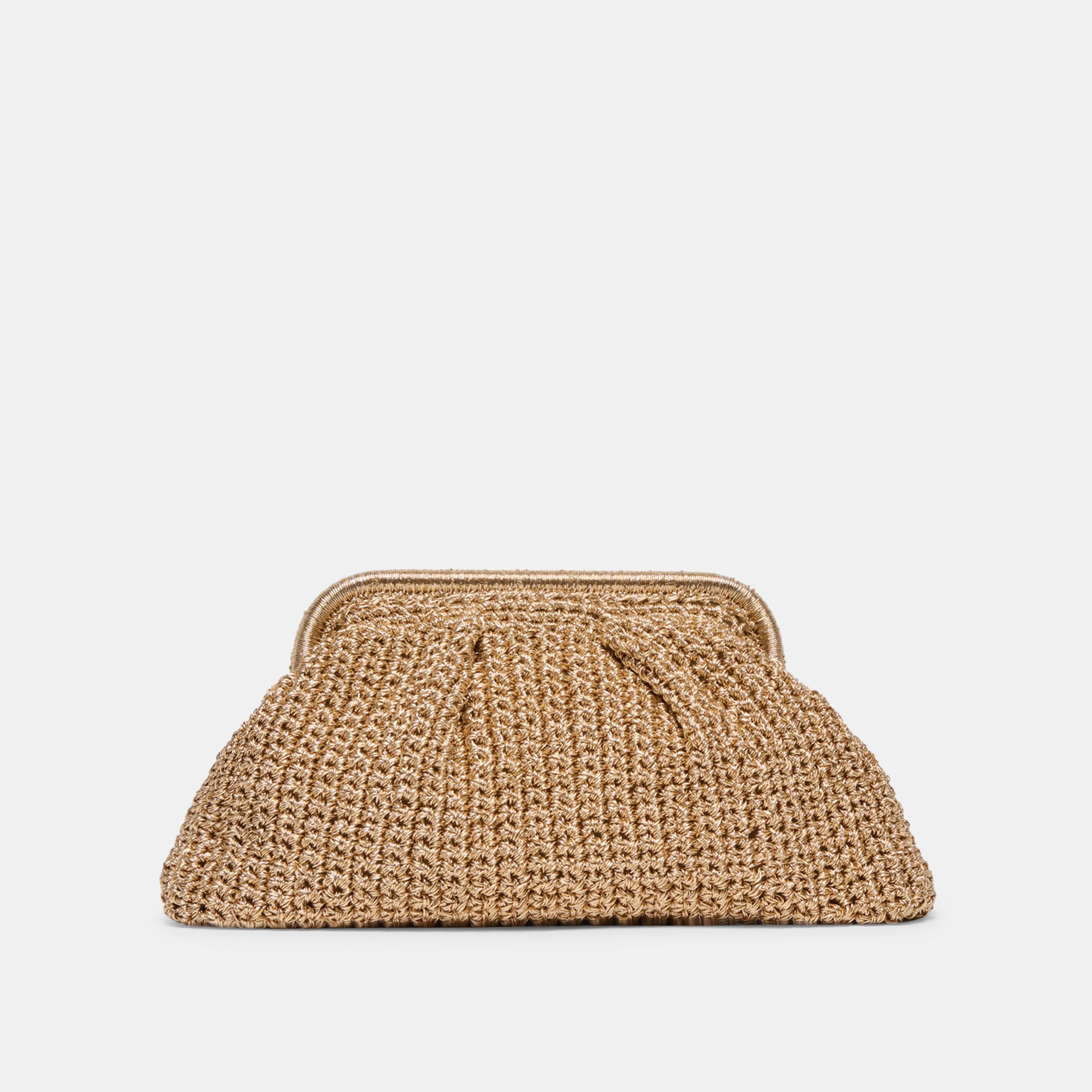 IONE CLUTCH GOLD CROCHET - view 3