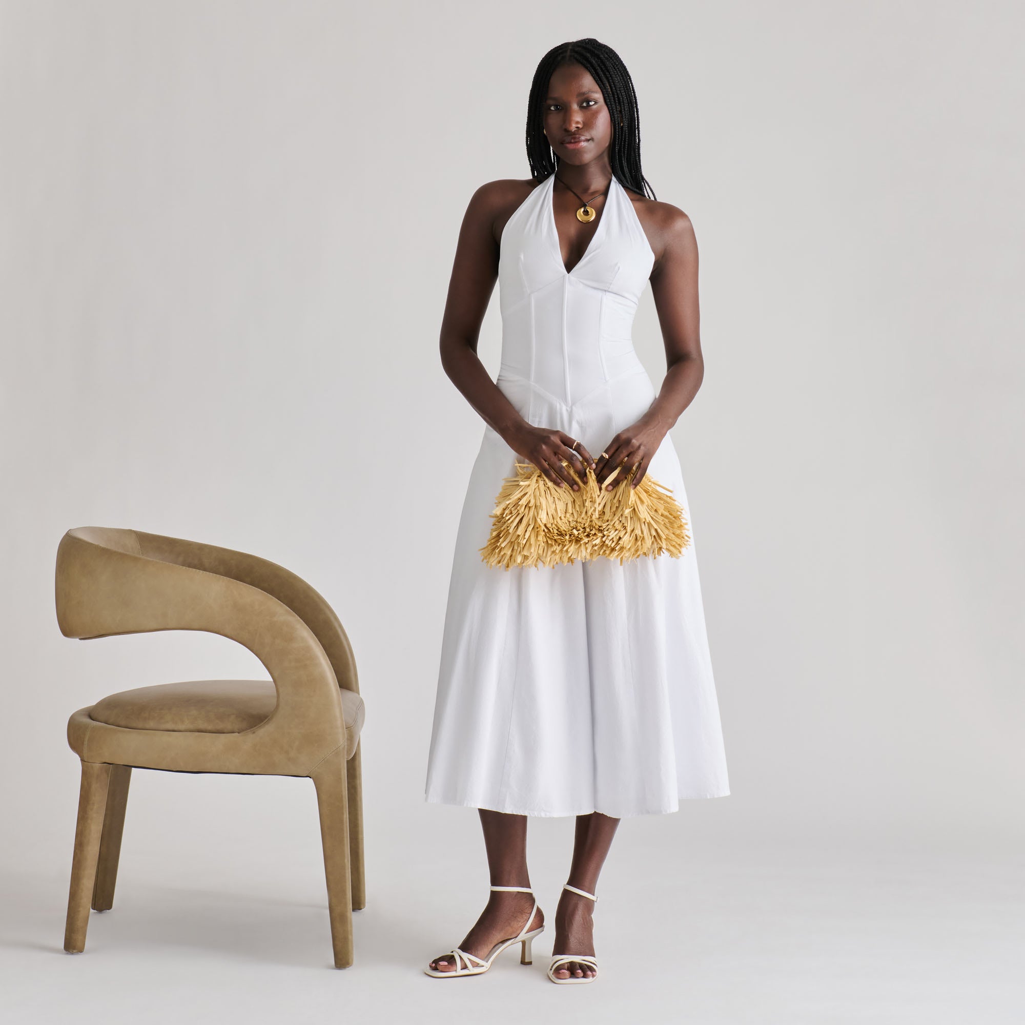 SERINA CLUTCH NATURAL RAFFIA - view 6