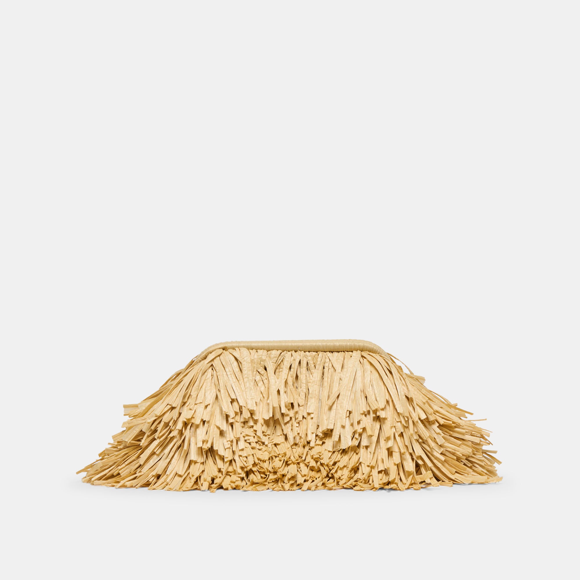 SERINA CLUTCH NATURAL RAFFIA - view 3