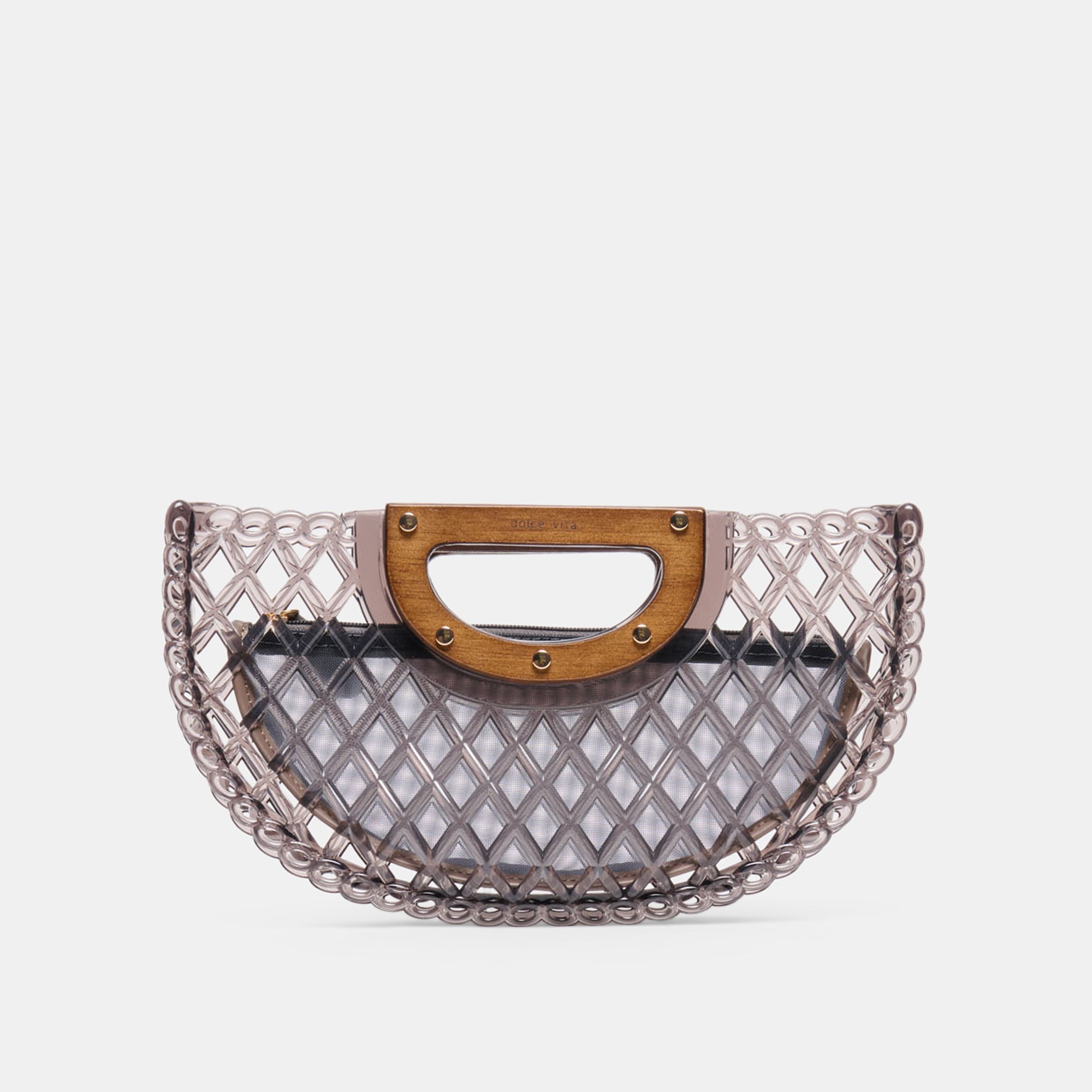 Solandra Smoke Jelly Clutch | Dolce Vita