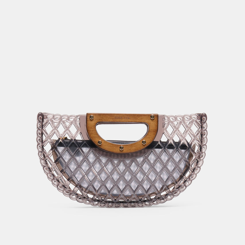 Solandra Smoke Jelly Clutch | Dolce Vita