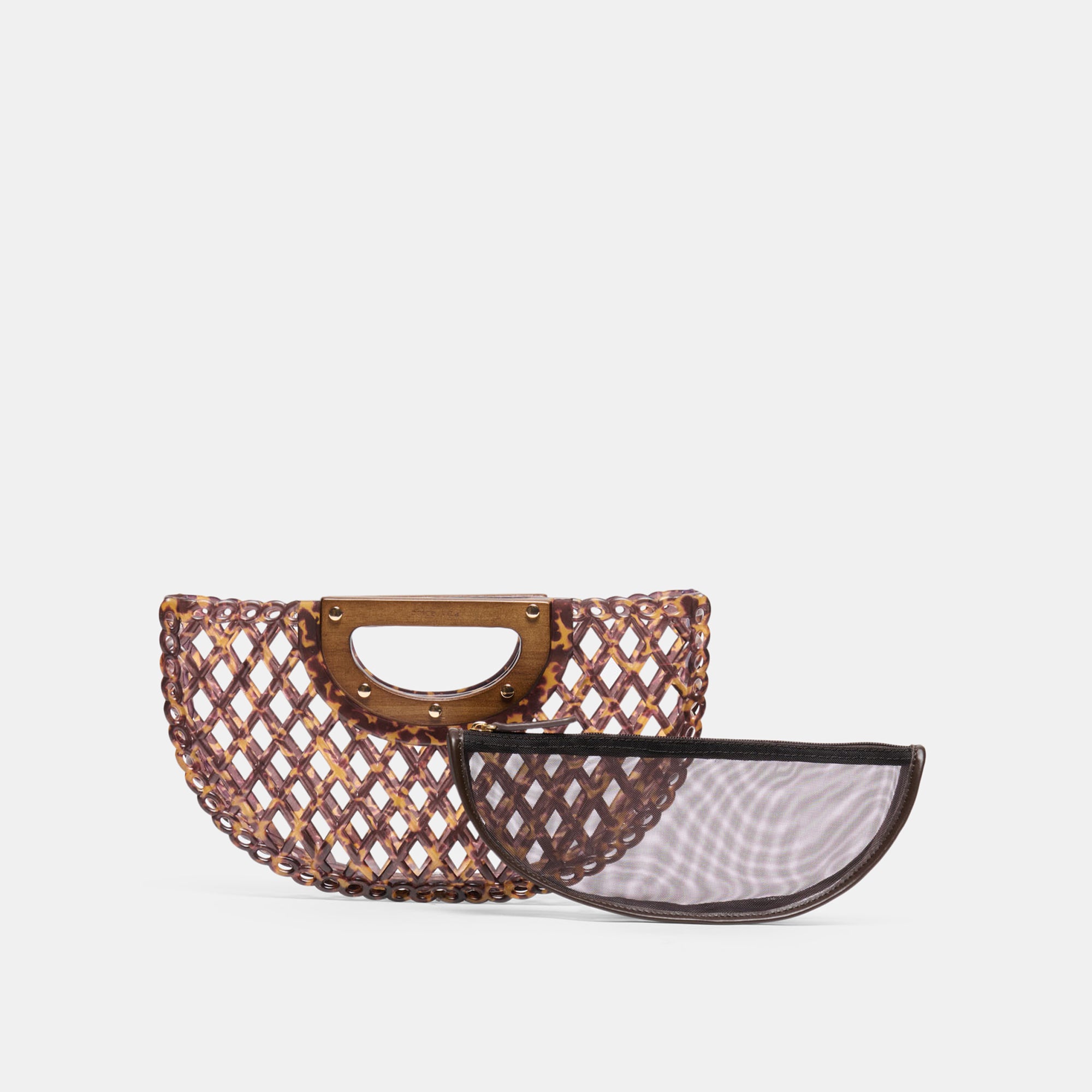 SOLANDRA CLUTCH TORTOISE JELLY - view 3