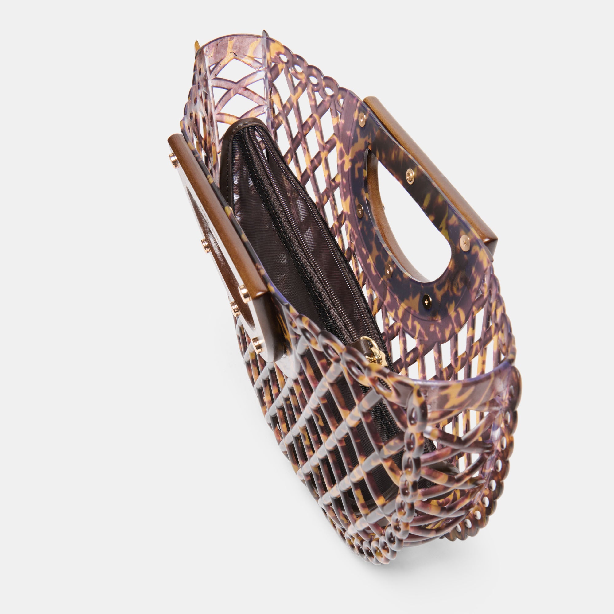 SOLANDRA CLUTCH TORTOISE JELLY - view 5