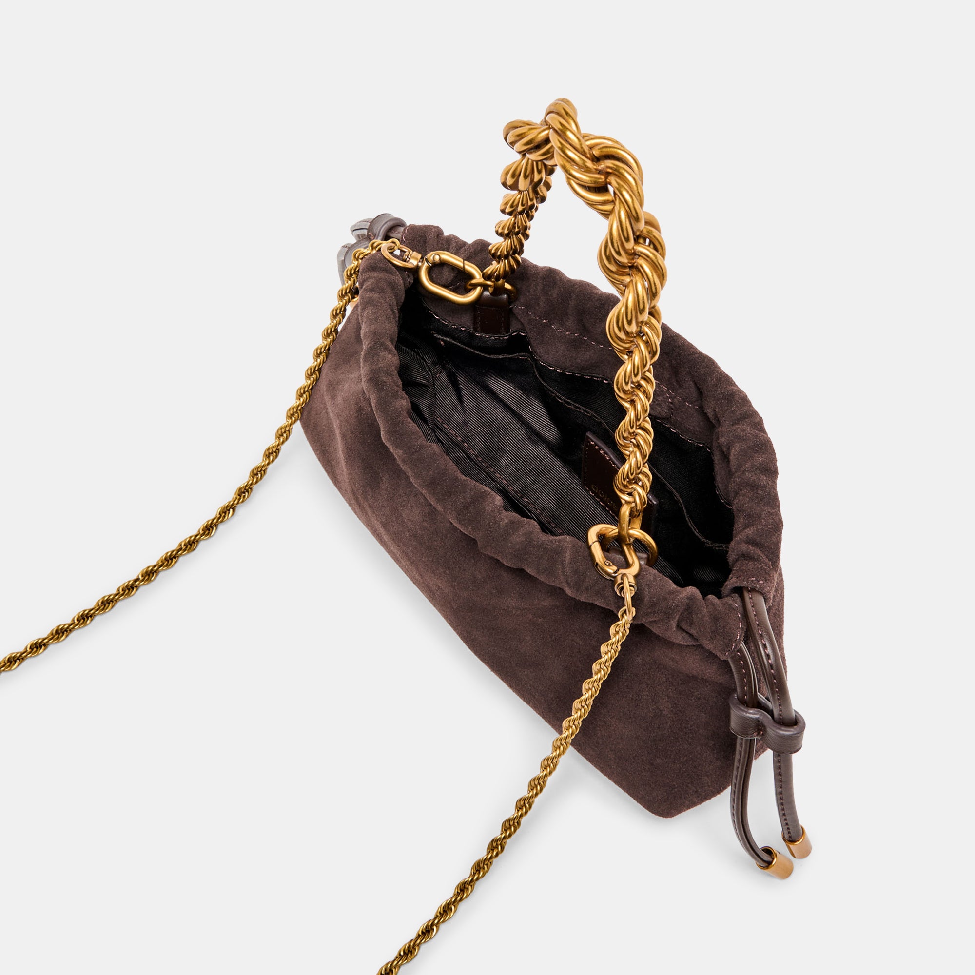 CLEO CROSSBODY ESPRESSO SUEDE