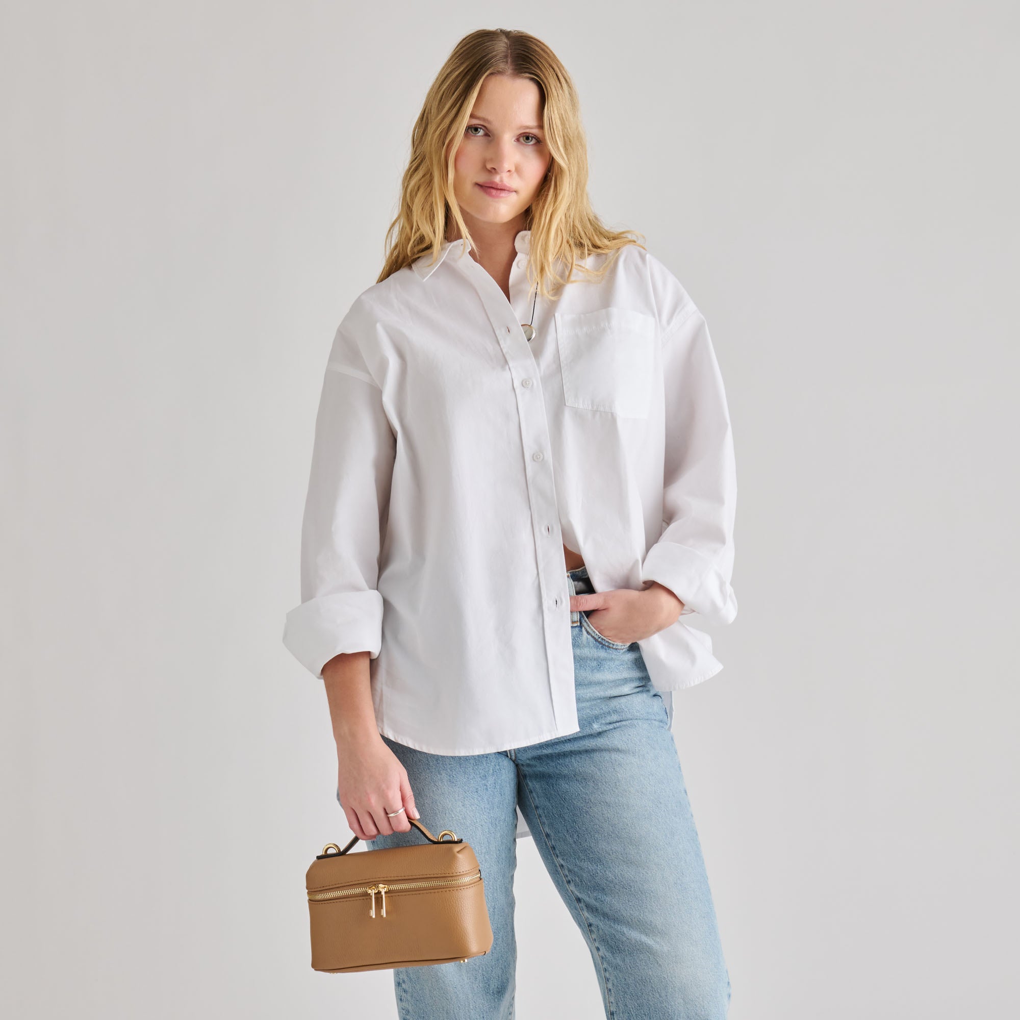 LEONY CROSSBODY TAN LEATHER - view 7