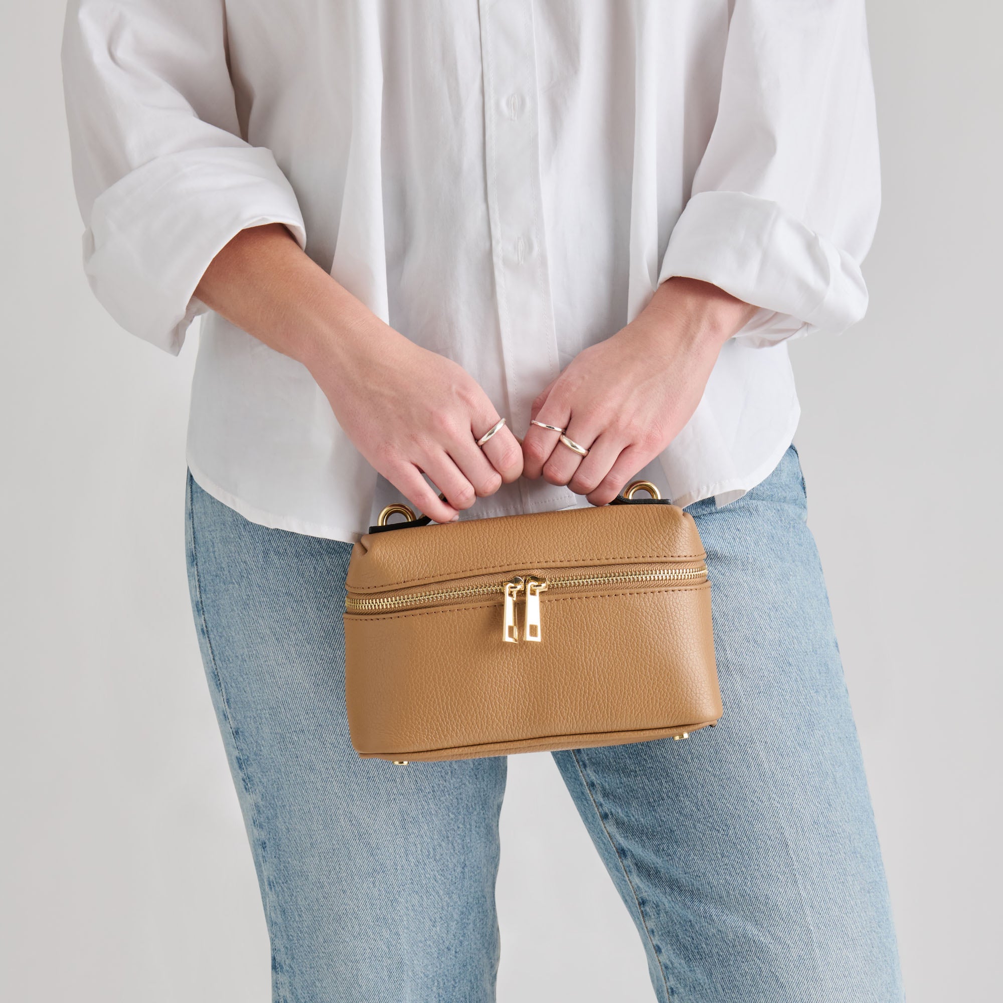 LEONY CROSSBODY TAN LEATHER - view 4