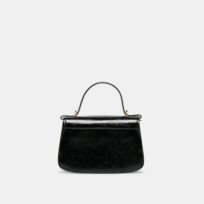 LUCIA CROSSBODY BLACK CRACKLED STELLA