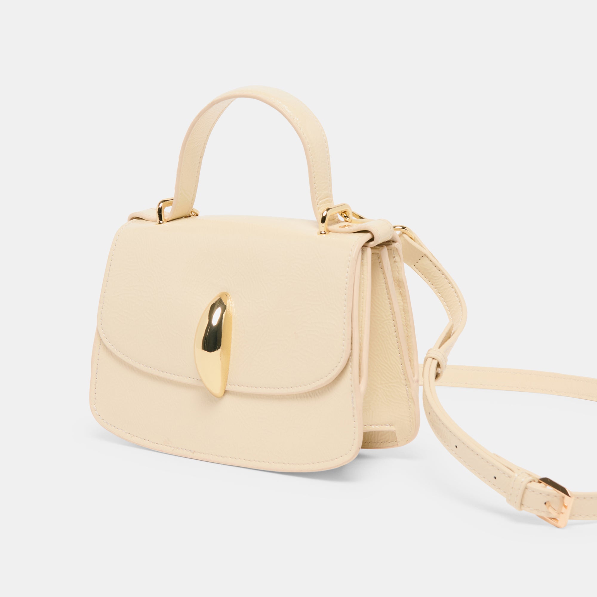 LUCIA CROSSBODY CREME CRACKLED STELLA