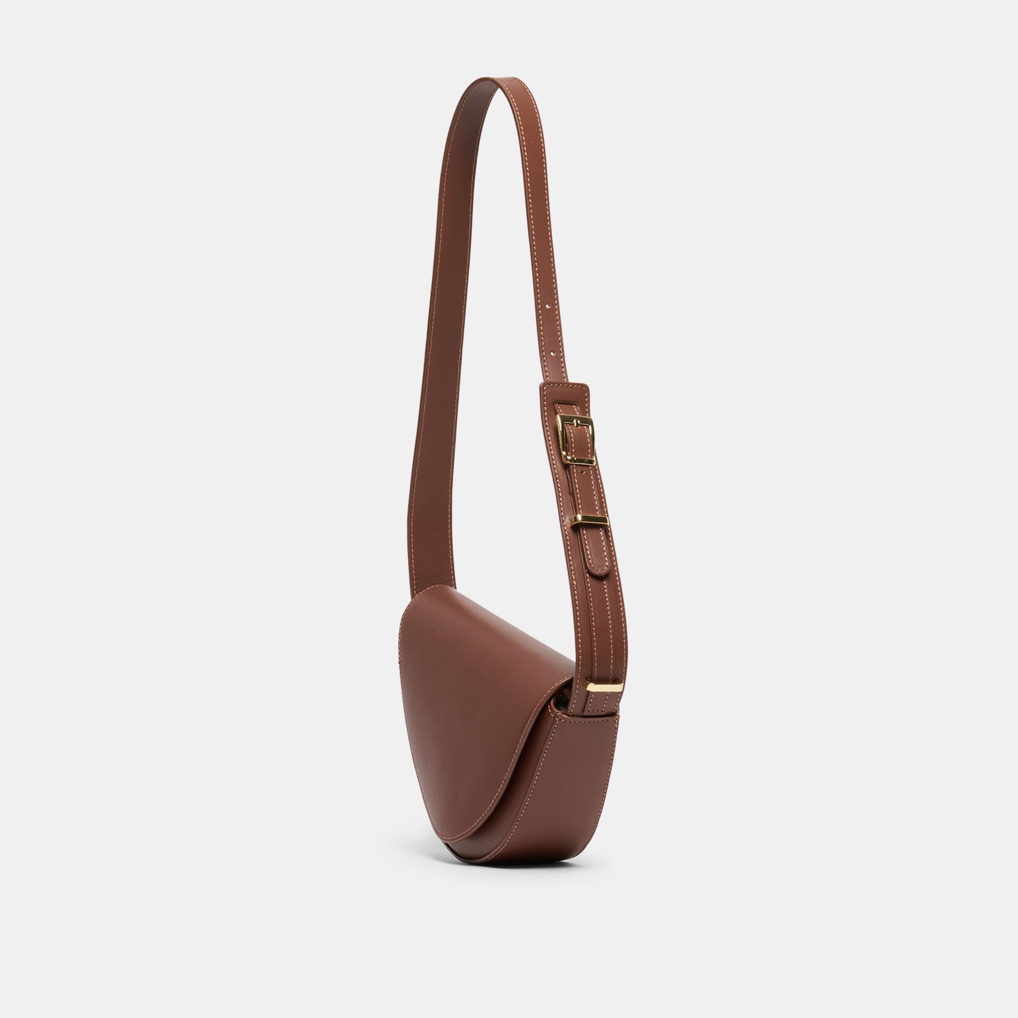 SABINE SHOULDER BAG BROWN LEATHER - view 8