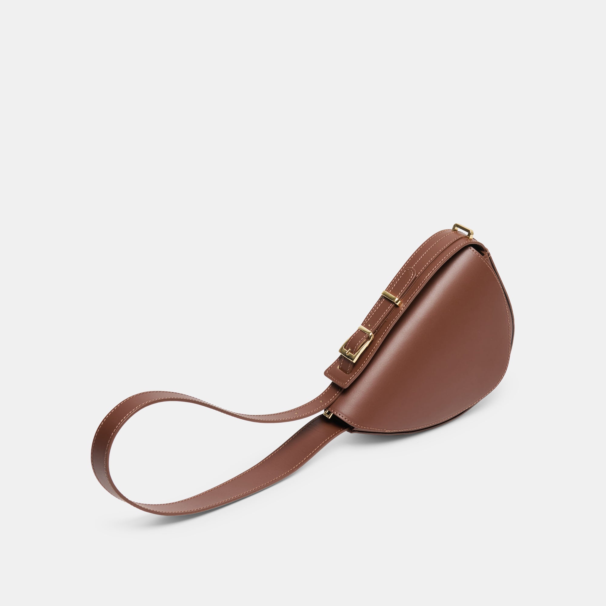 SABINE SHOULDER BAG BROWN LEATHER - view 3