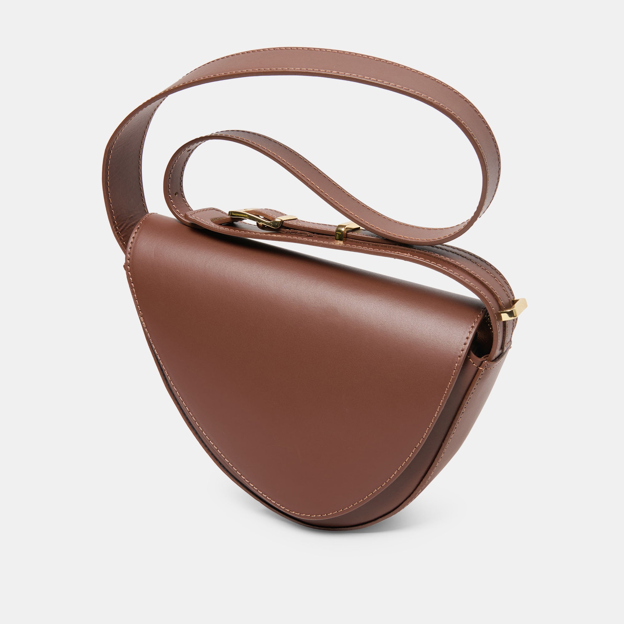 SABINE SHOULDER BAG BROWN LEATHER - view 9