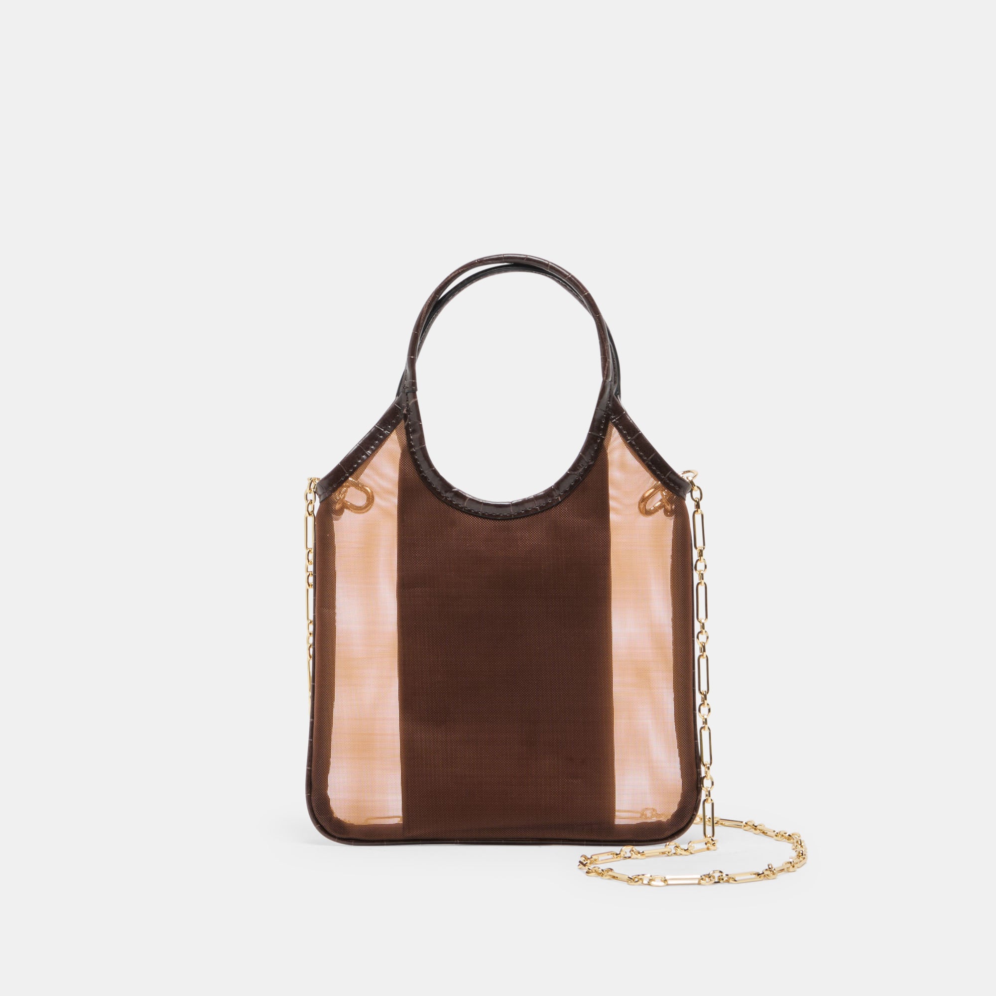 SYLVENE CROSSBODY CHOCOLATE MESH - view 5