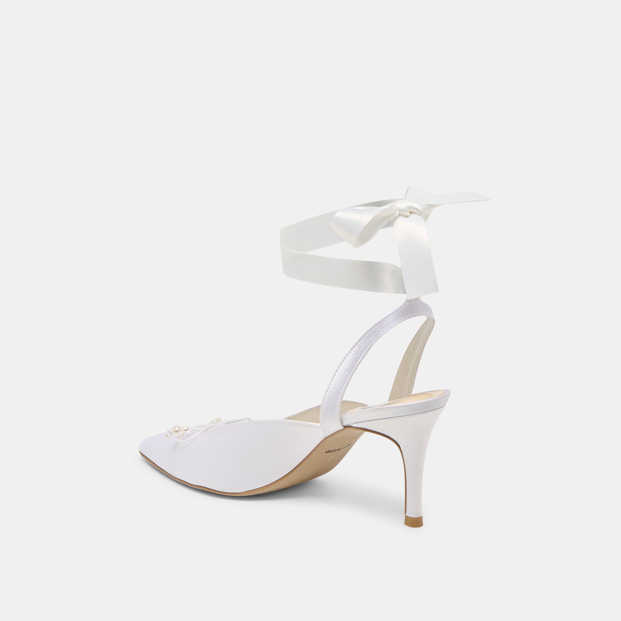EFORA HEELS TRUE WHITE SATIN - view 8