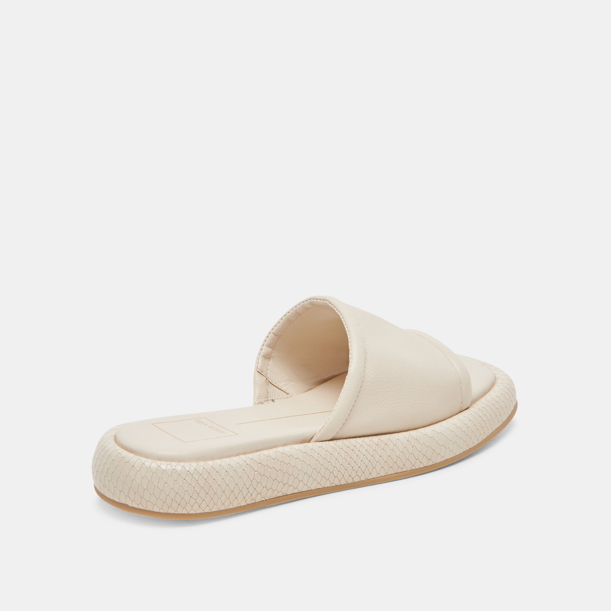 AISHA SANDALS IVORY LEATHER - view 5