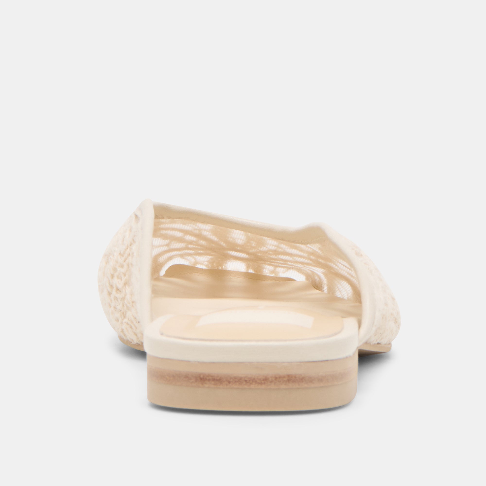 AUBRIE FLATS IVORY MACRAME MESH - view 7