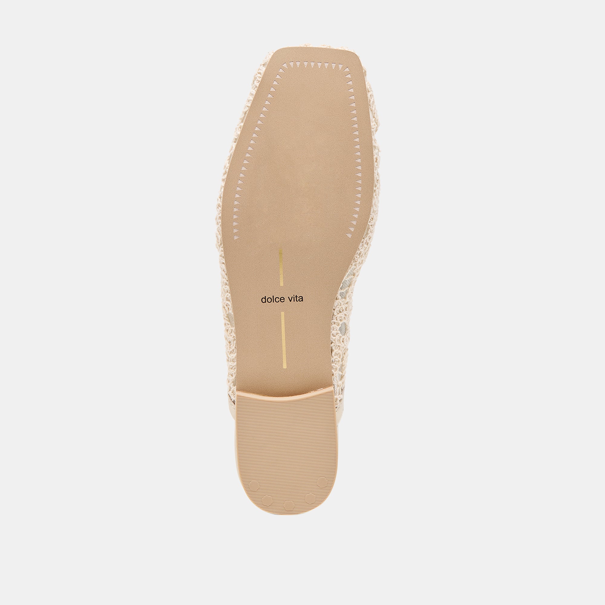 AUBRIE FLATS IVORY MACRAME MESH - view 9