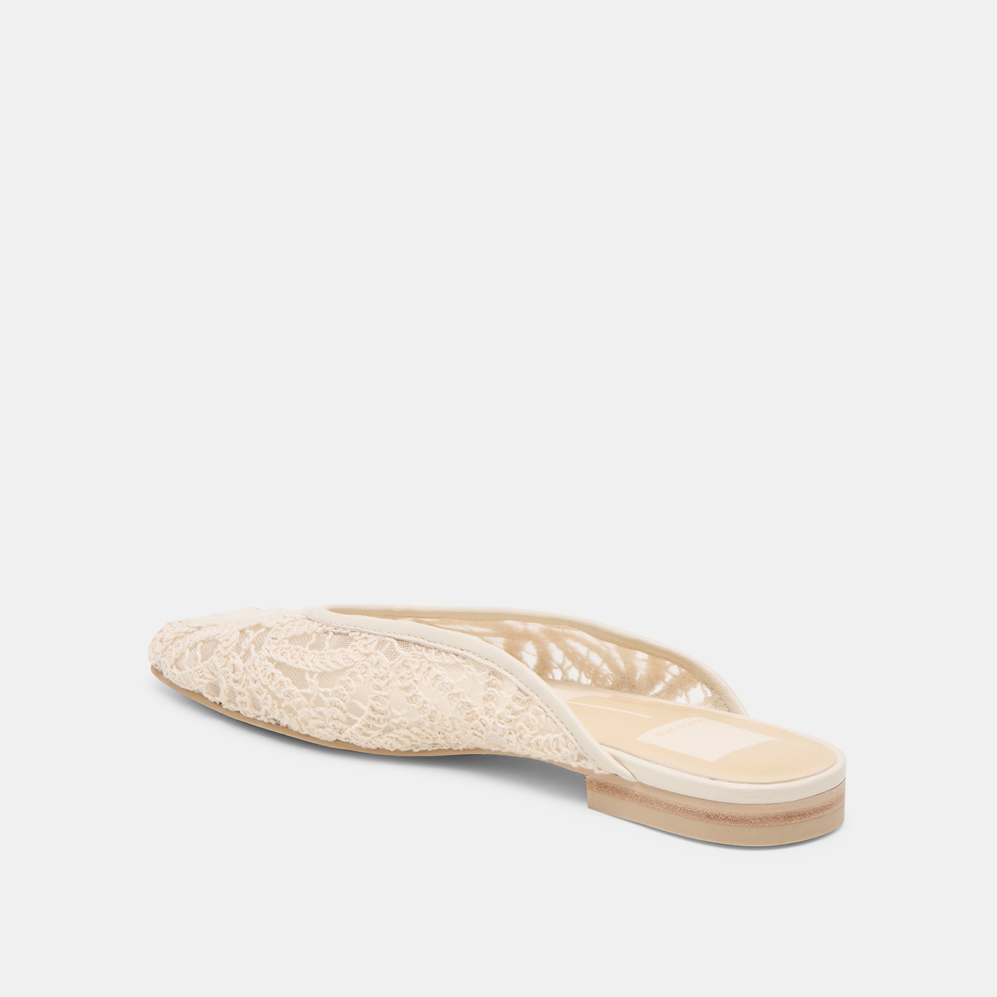 AUBRIE FLATS IVORY MACRAME MESH - view 5