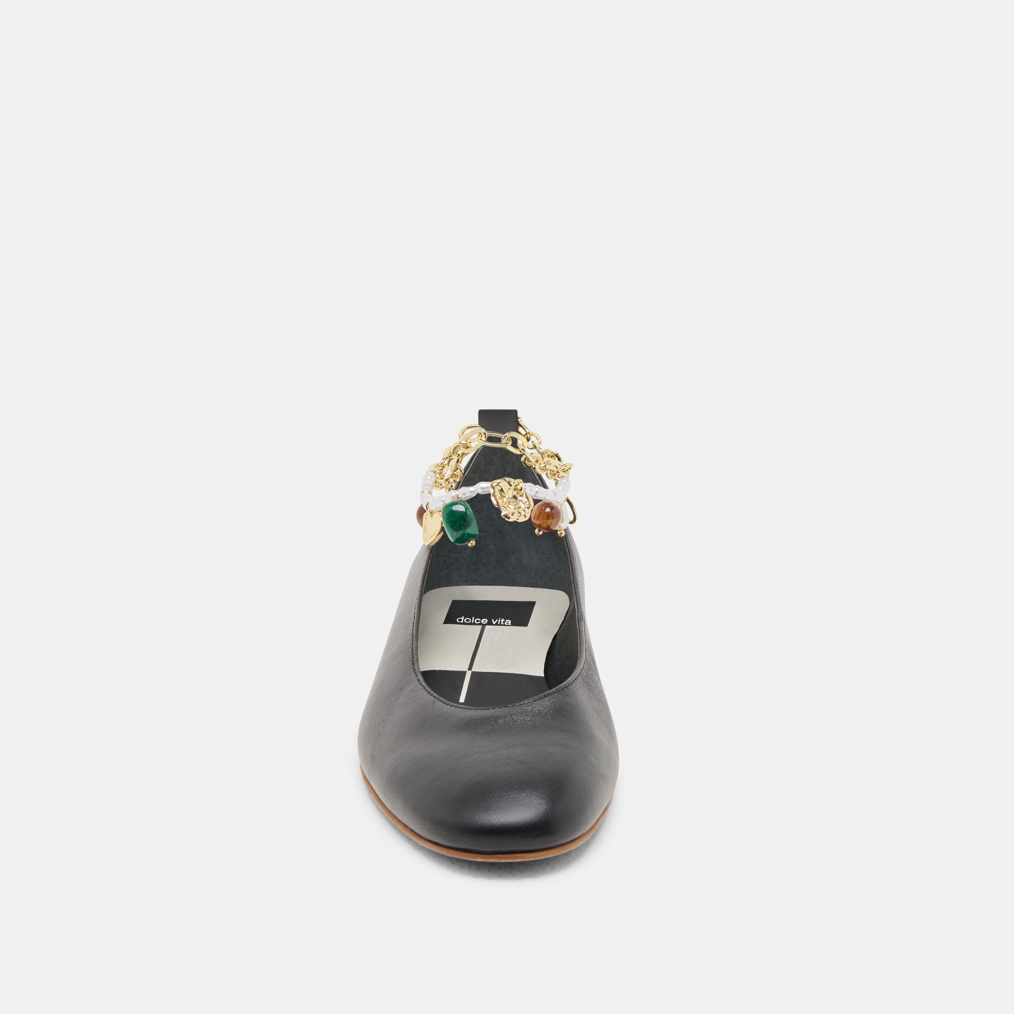 BAIDEN BALLET FLATS BLACK LEATHER - view 6