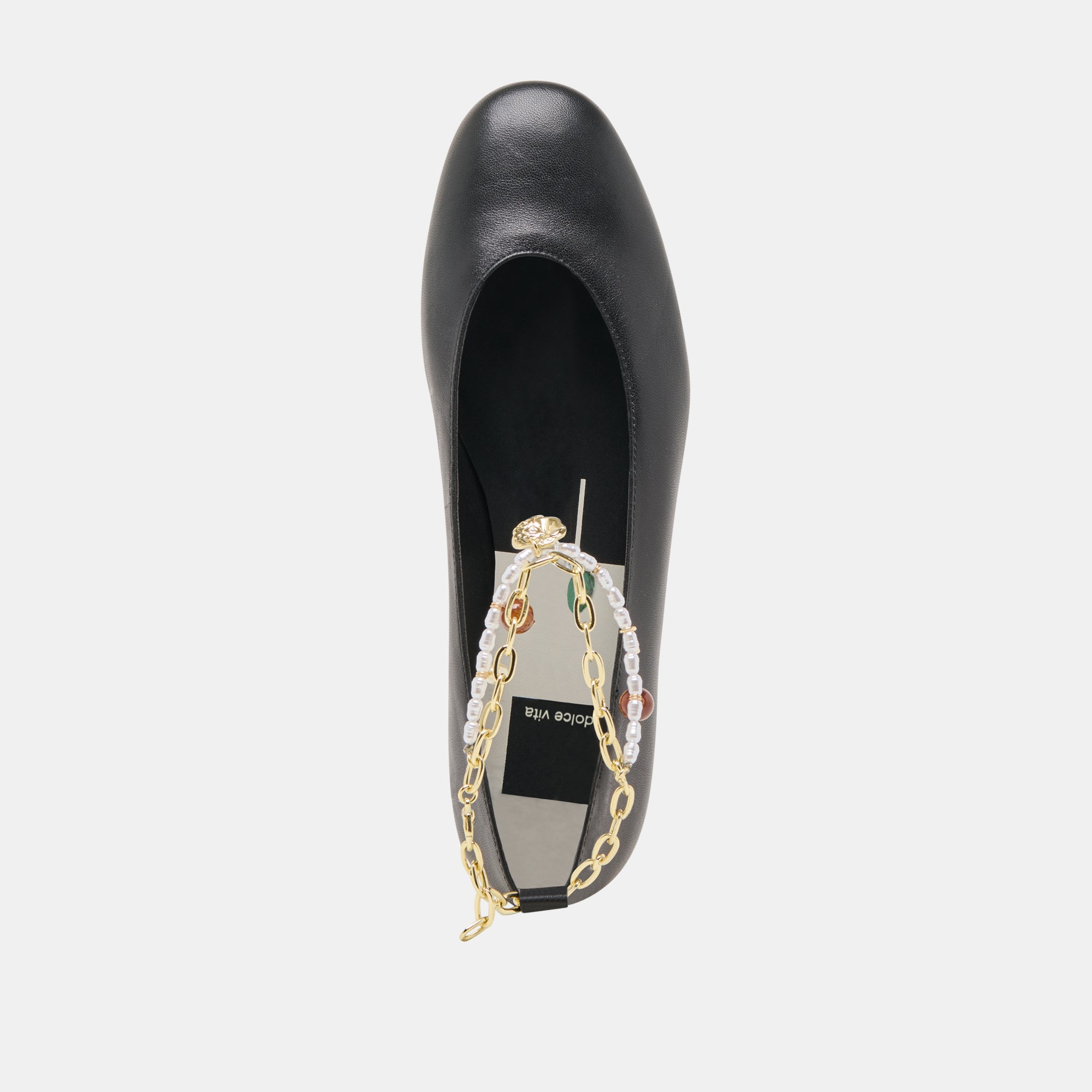 BAIDEN BALLET FLATS BLACK LEATHER - view 8