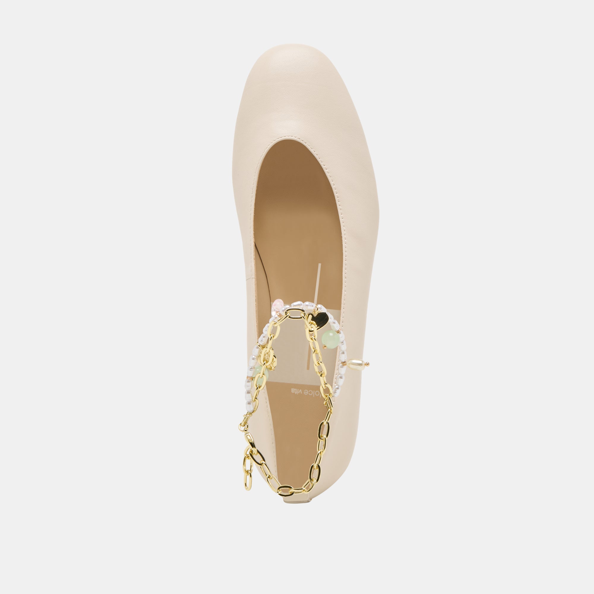 BAIDEN BALLET FLATS BONE LEATHER - view 10