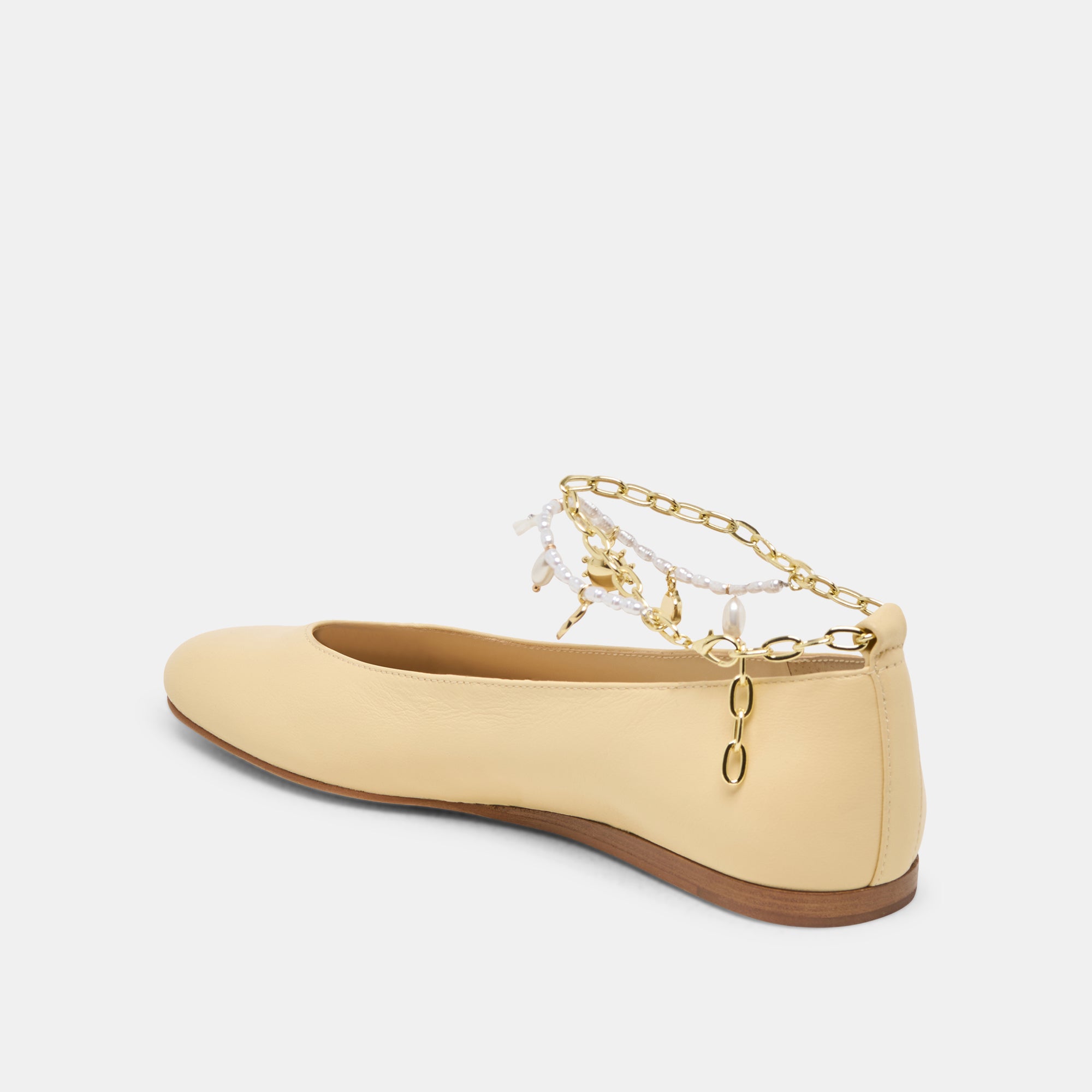 BAIDEN BALLET FLATS WARM NATURAL LEATHER - view 7
