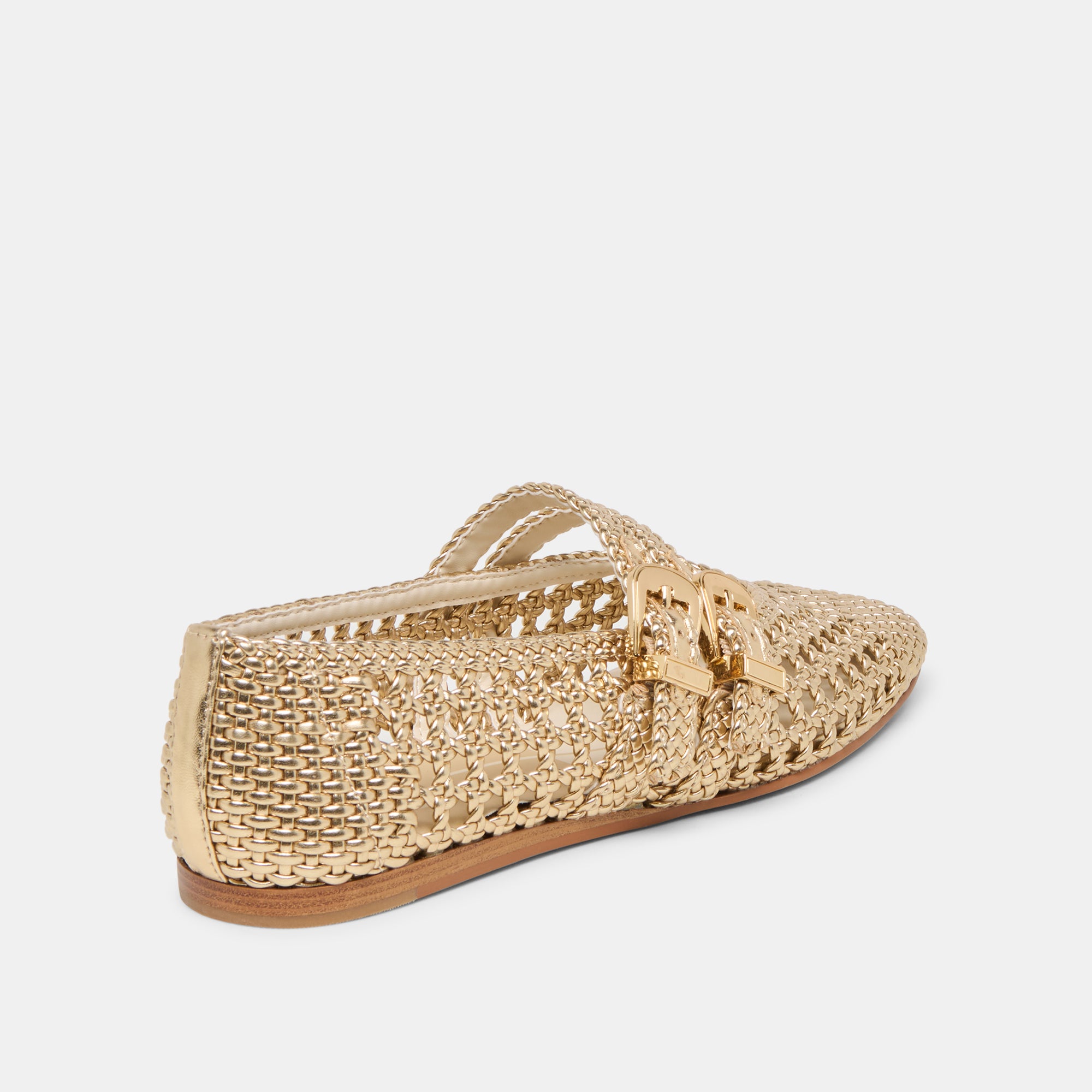 BAYLEE WOVEN BALLET FLATS GOLD WOVEN STELLA - view 4