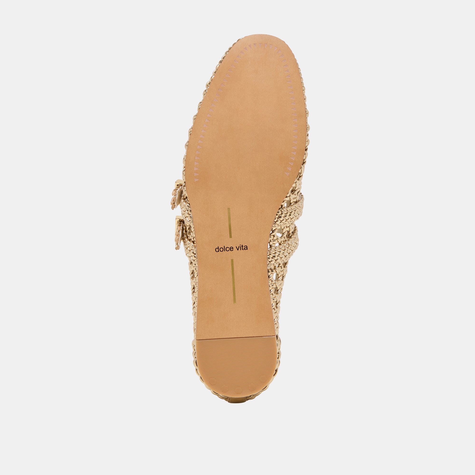 BAYLEE WOVEN BALLET FLATS GOLD WOVEN STELLA - view 11