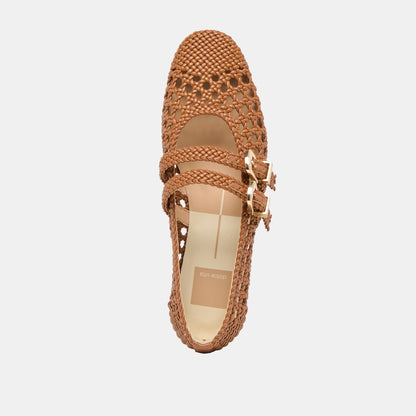 BAYLEE WOVEN BALLET FLATS SADDLE WOVEN STELLA