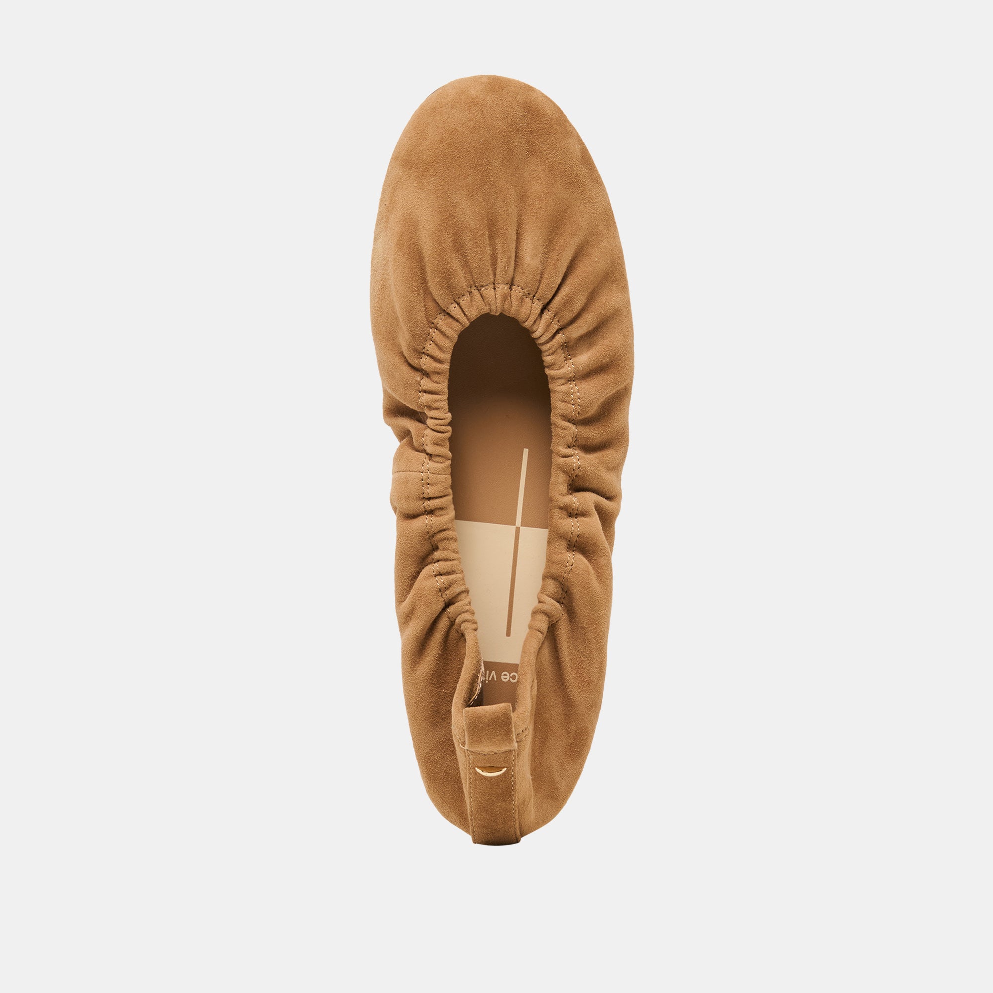 CONRAD BALLET FLATS LT BROWN SUEDE - view 8