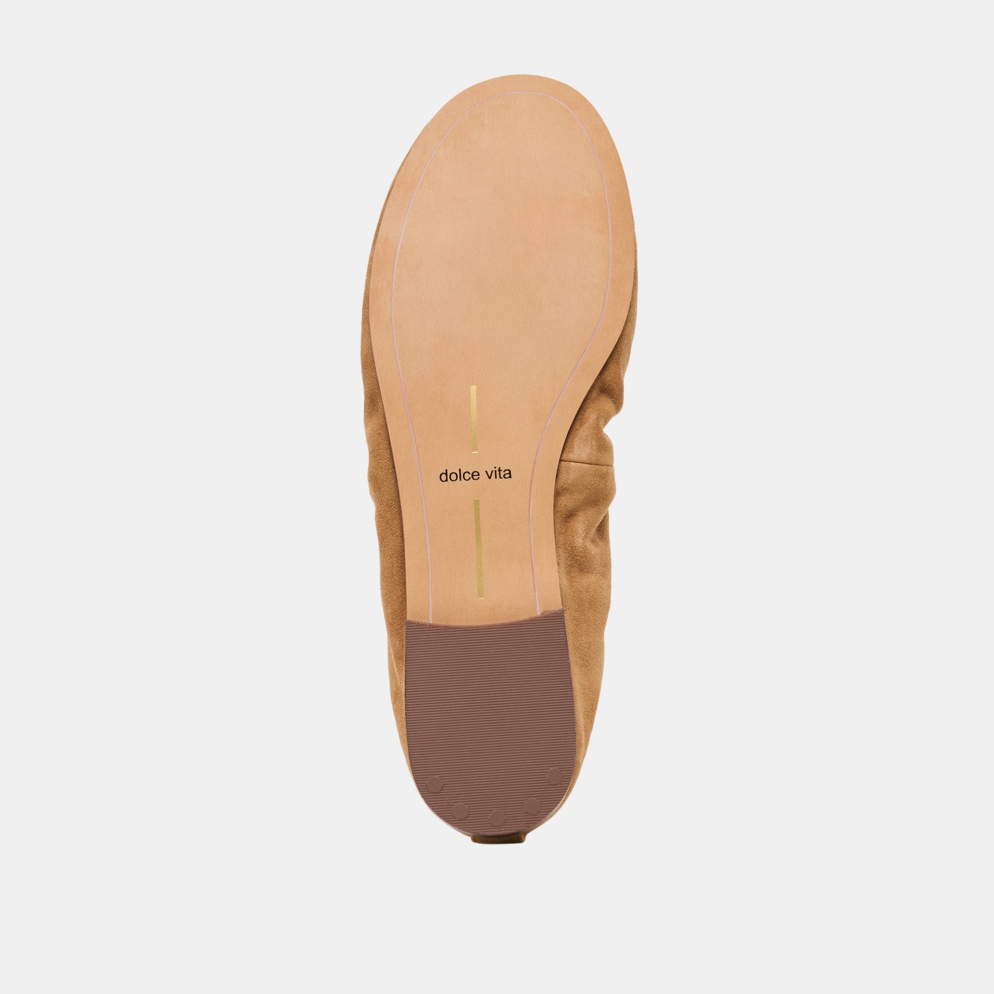 CONRAD BALLET FLATS LT BROWN SUEDE - view 9