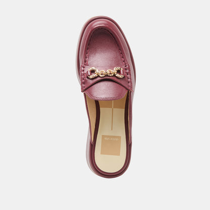 DORREL LOAFERS MAROON LEATHER