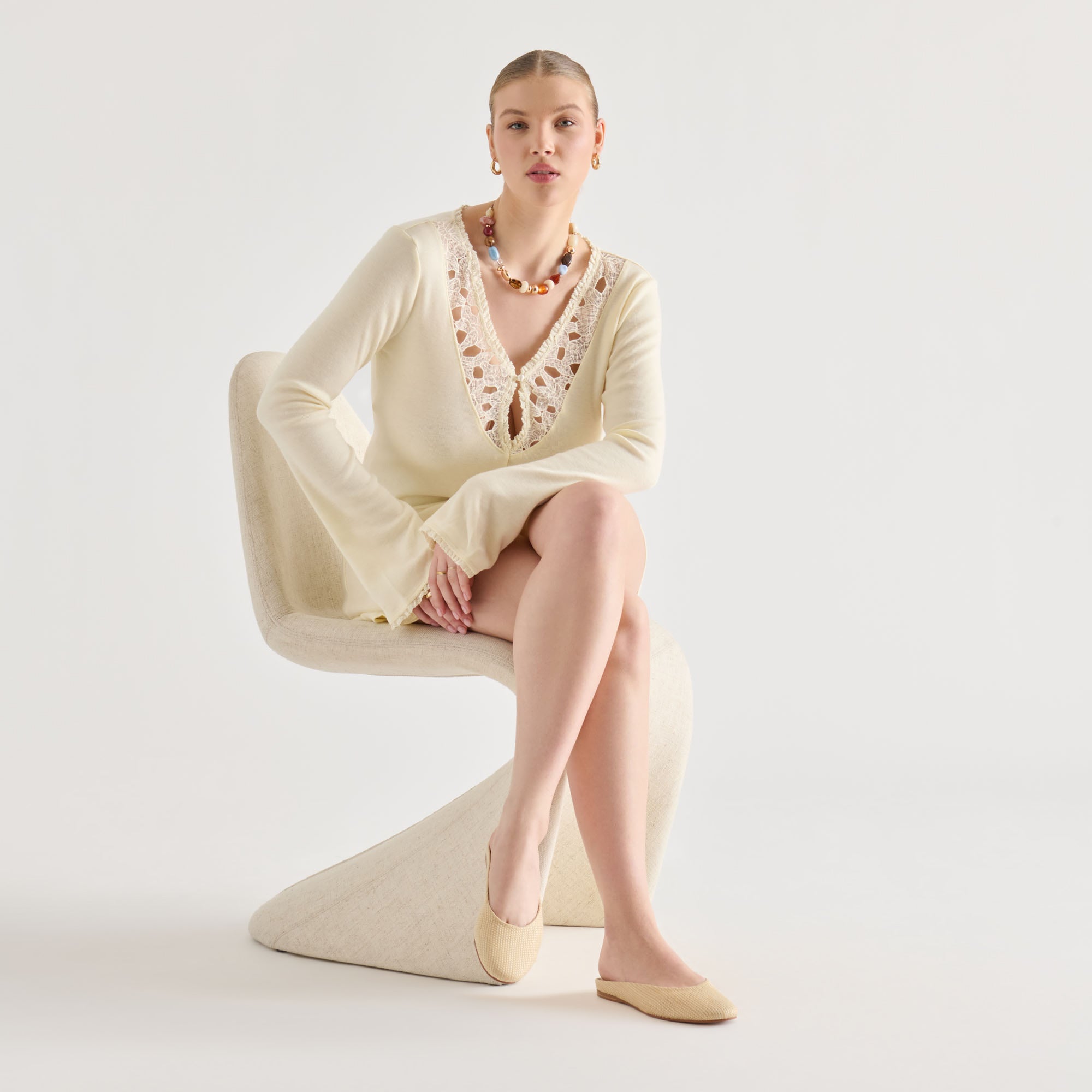 EILA FLATS LT NATURAL RAFFIA - view 5