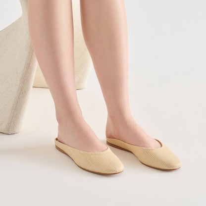EILA FLATS LT NATURAL RAFFIA