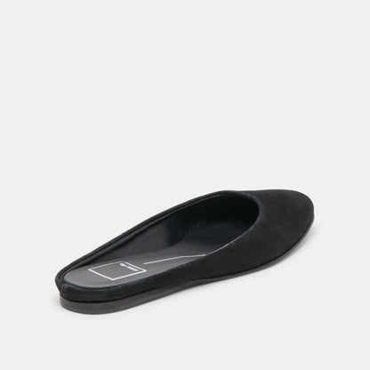 EILA FLATS ONYX SUEDE