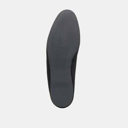 EILA FLATS ONYX SUEDE